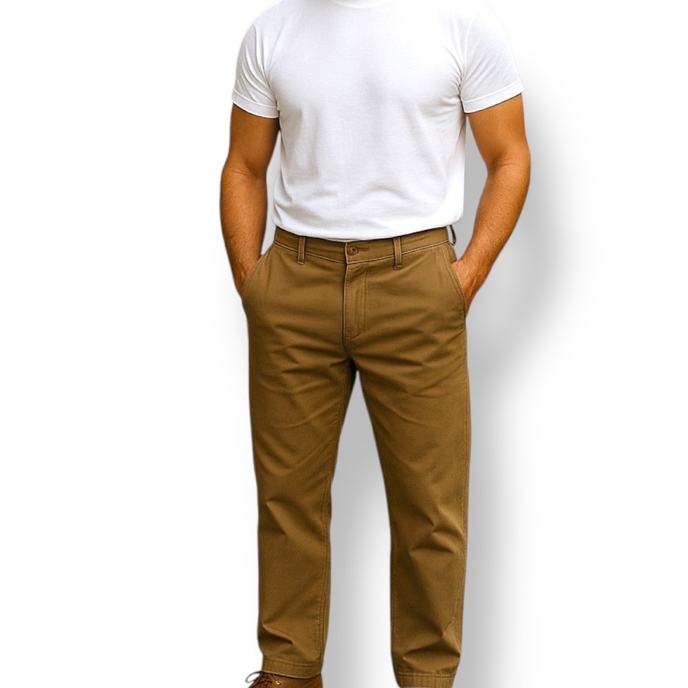 Carhartt Mens Relaxed Fit Canvas  Utility Work Wear Pants Brown Size 38x32‎